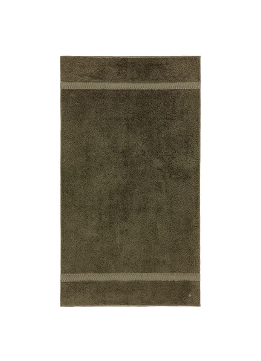Yves Delorme Etoile badlaken - 700 gr/m2 - 92 x 160 cm - voorkant 3 khaki