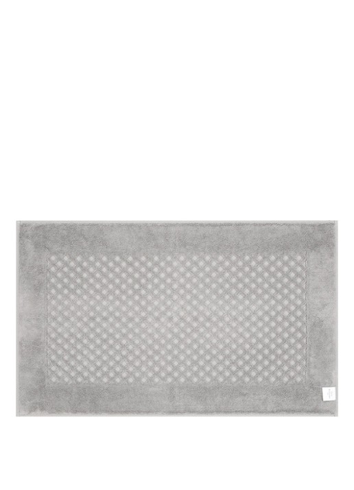 Yves Delorme Etoile badmat 55 x 90 cm - voorkant 2 middengrijs