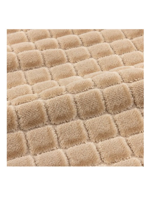 Yves Delorme Etoile badmat 55 x 90 cm - achterkant 3 beige