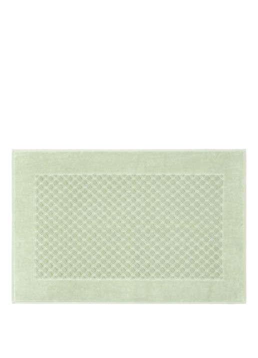Yves Delorme Etoile badmat 55 x 90 cm - voorkant lindegroen