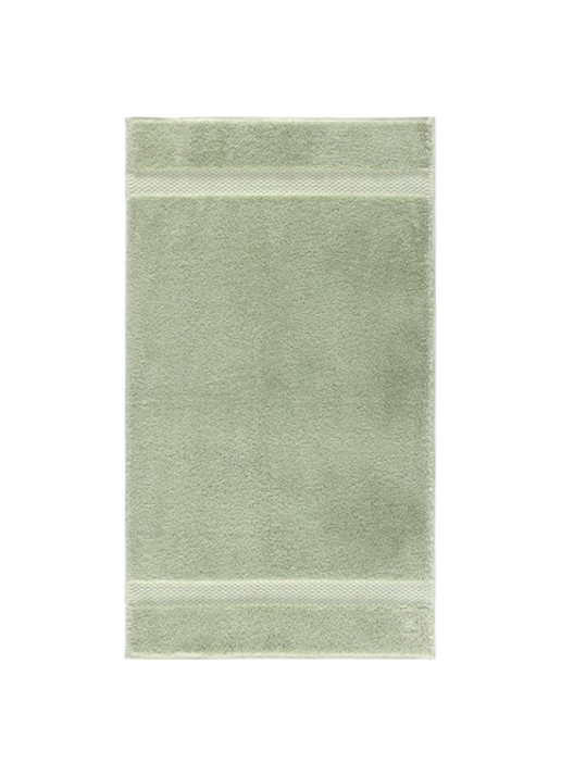 Yves Delorme Etoile gastendoek - 700 gr/m2 - 45 x 70 cm - voorkant 2 lindegroen