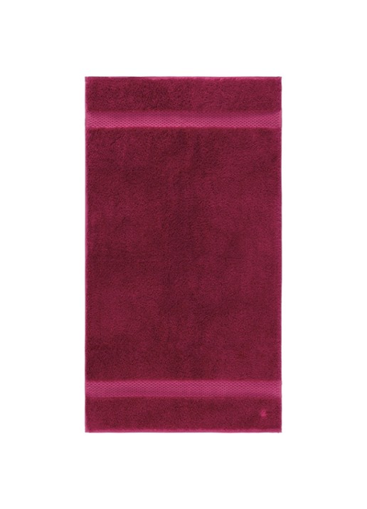 Yves Delorme Etoile gastendoek - 700 gr/m2 - 45 x 70 cm - voorkant 3 fuchsia