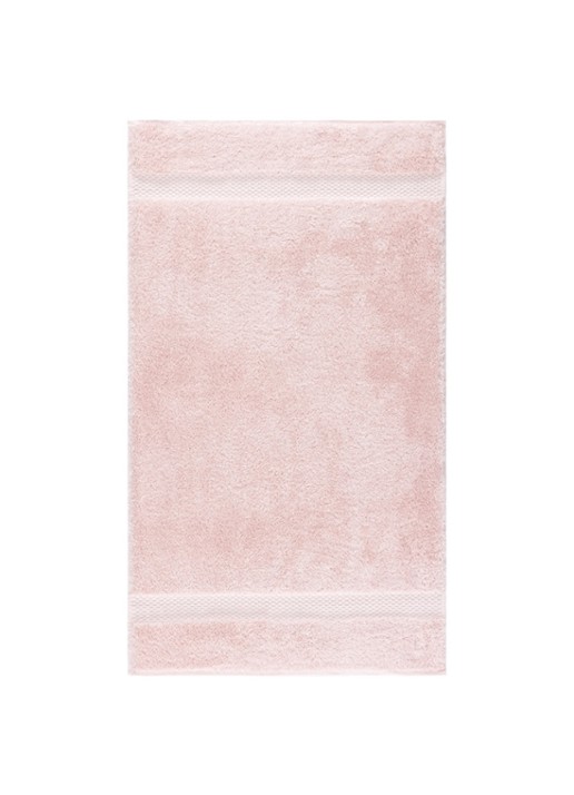 Yves Delorme Etoile gastendoek - 700 gr/m2 - 45 x 70 cm - voorkant 3 lichtroze
