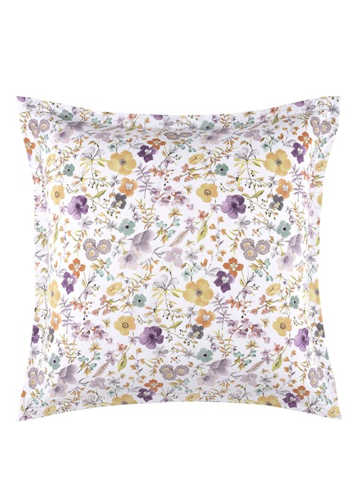 Yves Delorme Fleurs kussensloop - voorkant 3 wit
