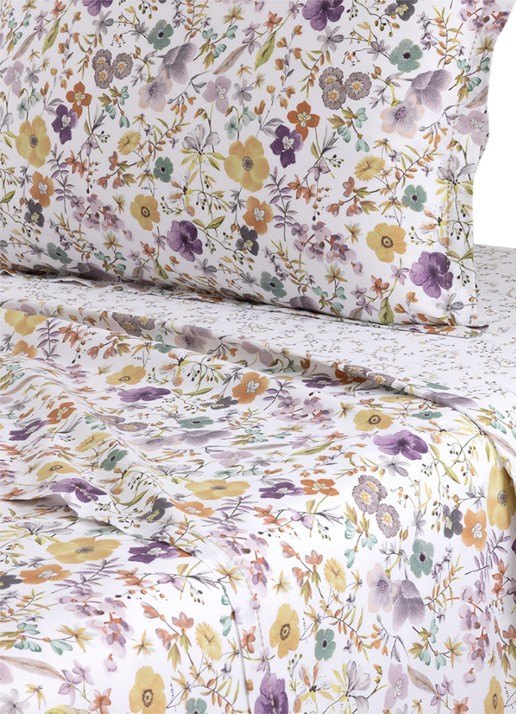 Yves Delorme Fleurs laken 80TC