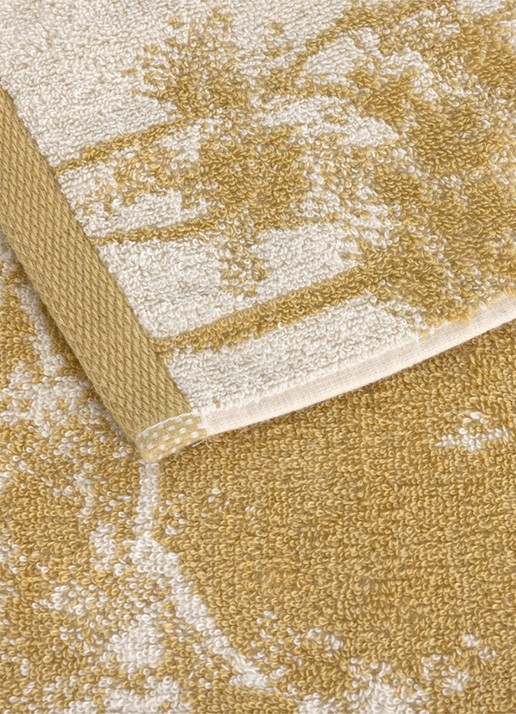 Yves Delorme Legende badlaken 90 x 150 cm - achterkant camel