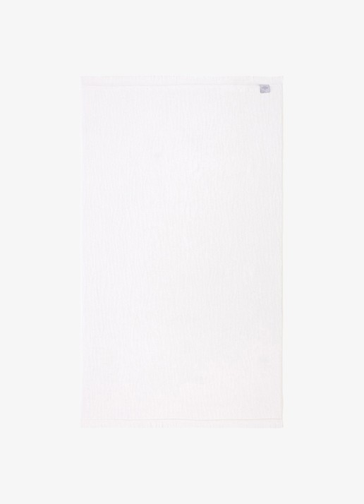 Yves Delorme Luciole badhanddoek - 530 gr/m2 - 90 x 150 cm - voorkant 5 wit