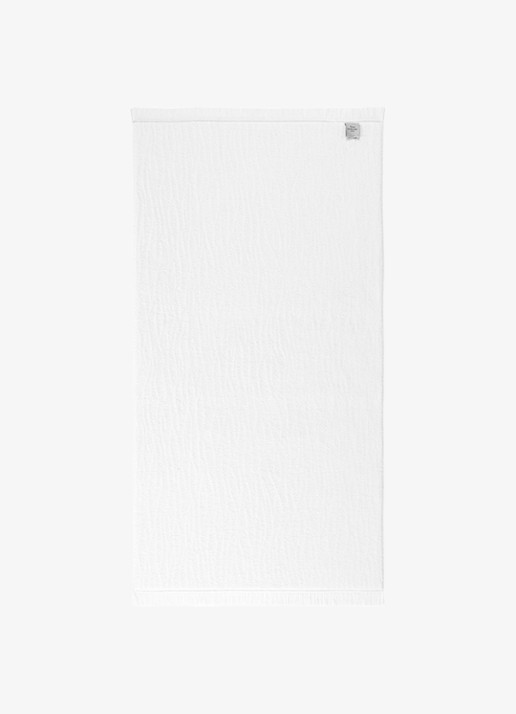 Yves Delorme Luciole badlaken - 530 gr/m2 - 70 x 140 cm - voorkant 2 wit