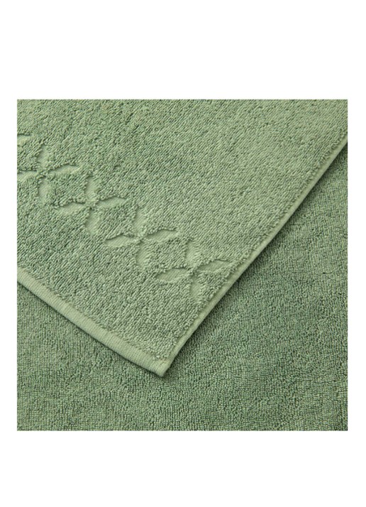 Yves Delorme Nature Amande badlaken - 550 gr/m2 - 90 x 160 cm  - detail 3 groen