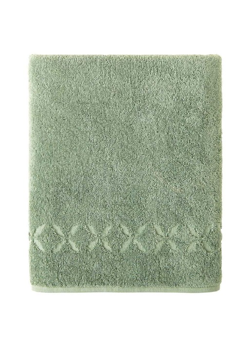 Yves Delorme Nature Amande gastendoek - 550 gr/m2 - detail 4 groen