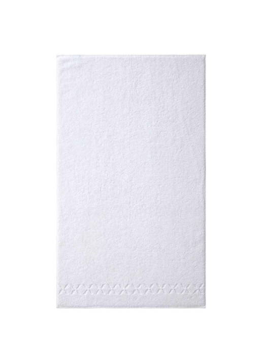 Yves Delorme Nature Amande gastendoek - 550 gr/m2 - voorkant 4 wit