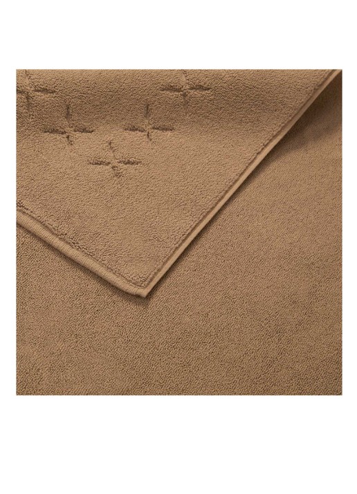 Yves Delorme Nature badmat 55 x 90 cm - detail camel