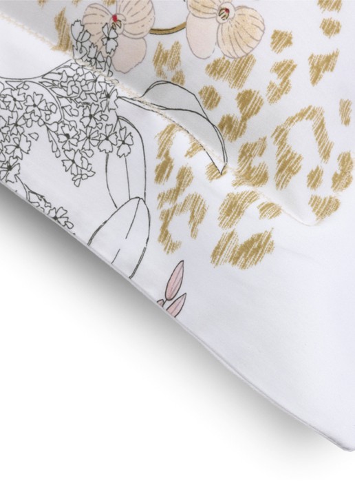Yves Delorme Orchidee kussensloop - achterkant 4 wit