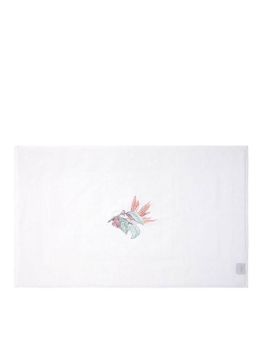 Yves Delorme Parfum badhanddoek - 850 gr/m² - 55 x 90 cm - voorkant 2 wit