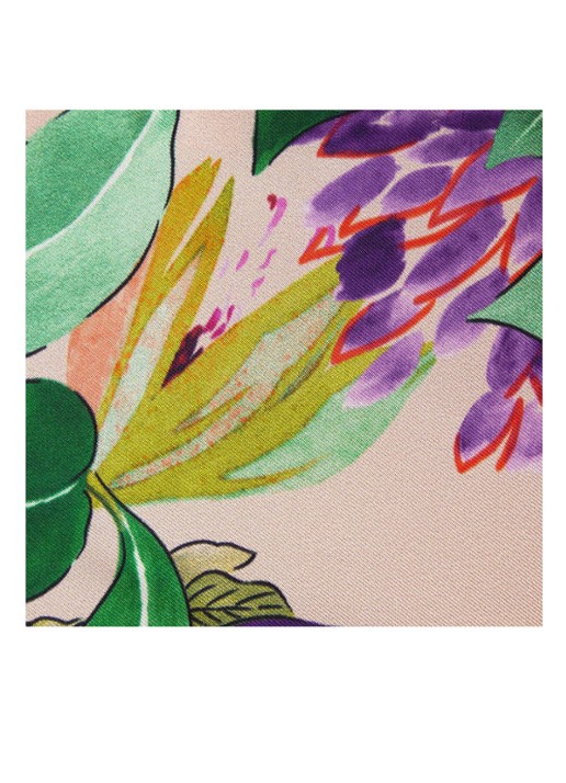 Yves Delorme Parfum bedsprei van zijde - detail 4 wit