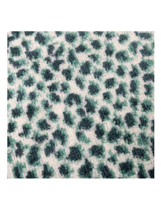 Yves Delorme Zénaïde sierkussenhoes 45 x 45 cm - achterkant 8 groen