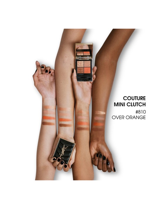 Yves Saint Laurent Couture Mini Clutch – travel size oogschaduw palette - detail 4 810 over orange