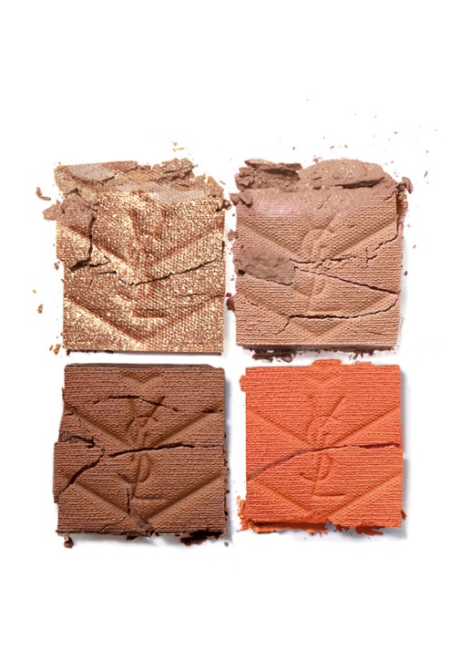 Yves Saint Laurent Couture Mini Clutch – travel size oogschaduw palette - voorkant 2 810 over orange