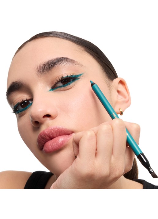 Yves Saint Laurent Lines Liberated - oogpotlood  - detail 5 13 bewitching turquoise