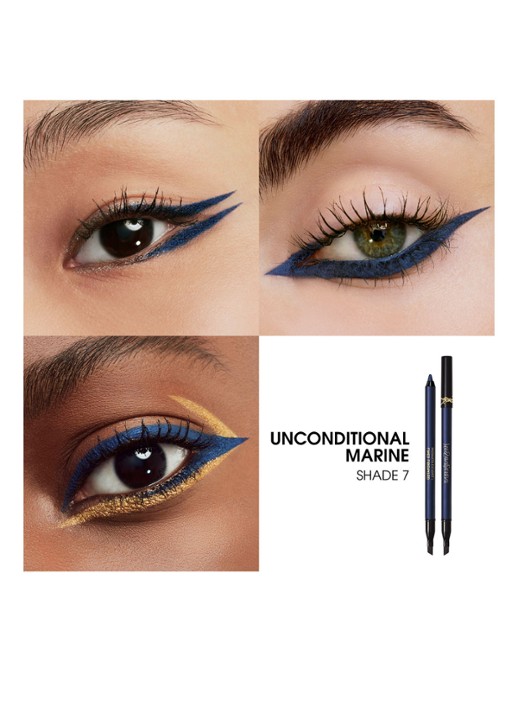 Yves Saint Laurent Lines Liberated - waterproof oogpotlood - detail 2 07 unconditional marine