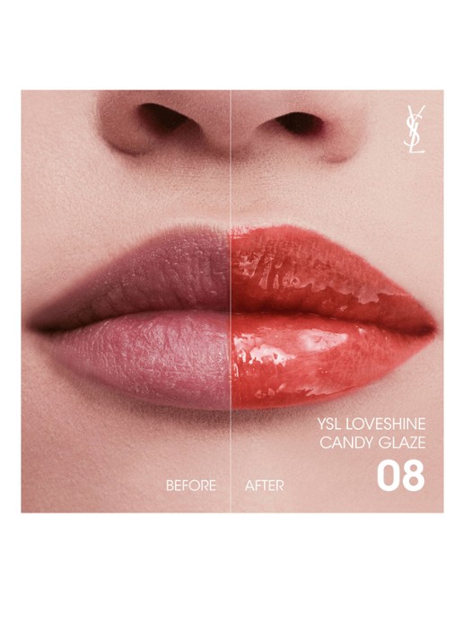 Yves Saint Laurent Loveshine Candy Glaze - lipgloss - detail 2 08 chili delight
