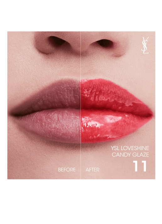 Yves Saint Laurent Loveshine Candy Glaze - lipgloss - detail 4 11 red thrill