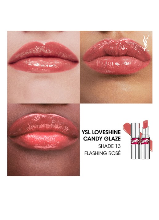 Yves Saint Laurent Loveshine Candy Glaze - lipgloss - detail 5 13 flashing rosé