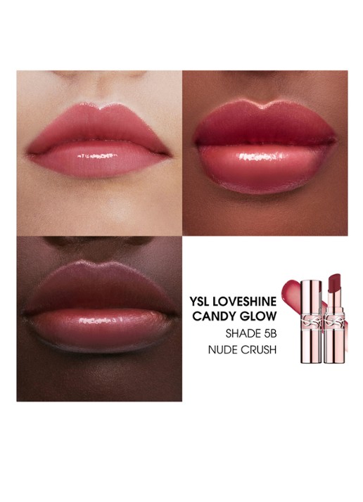 Yves Saint Laurent  Loveshine Candy Glow - getinte lipbalsem - detail 2 5b nude crush