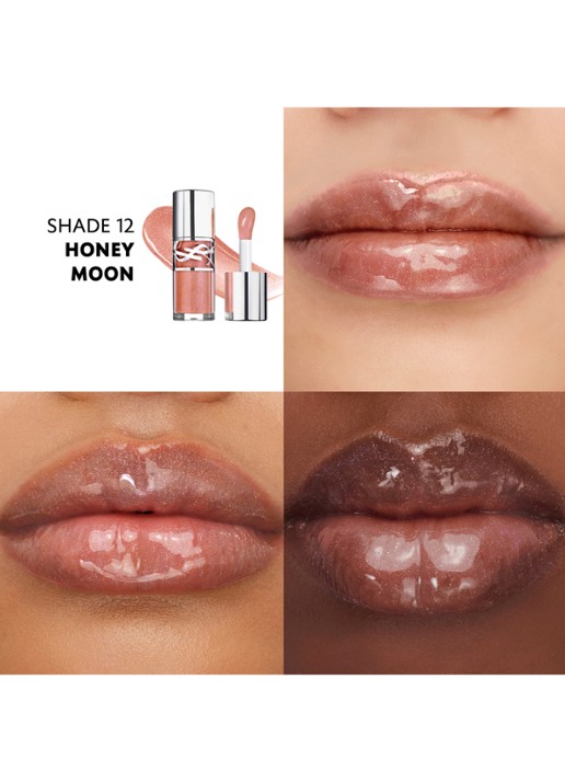 Yves Saint Laurent Loveshine Gloss - hydraterende lipolie  - detail 3 12 honey moon