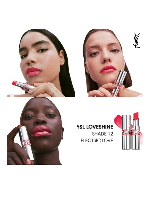 Yves Saint Laurent Loveshine - lipstick - detail 7 12 electric love