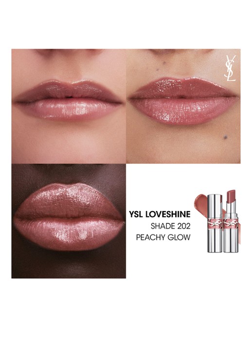 Yves Saint Laurent Loveshine - lipstick - detail 2 202 peachy glow