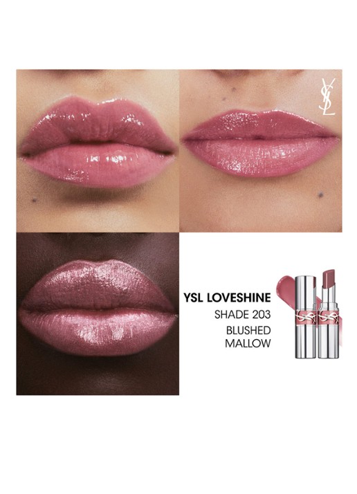 Yves Saint Laurent Loveshine - lipstick - detail 2 203 blushed mallow