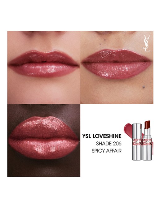 Yves Saint Laurent Loveshine - lipstick - detail 4 206 spicy affair