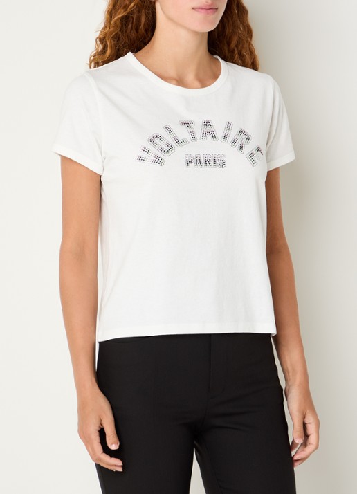 Zadig&Voltaire Alyss T-shirt met strass