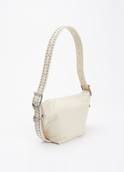 Zadig&Voltaire Baby Jane crossbodytas van leer - achterkant 5 creme