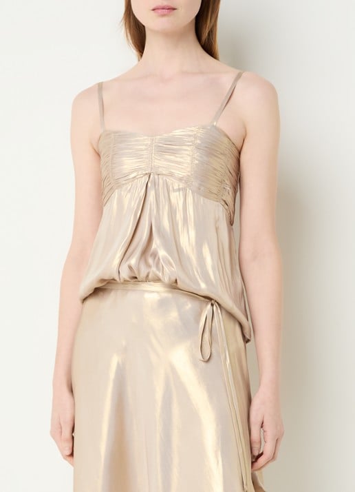 Zadig&Voltaire Cippie spaghettitop met lurex