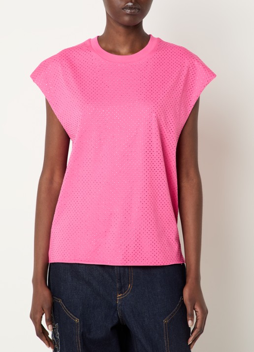 Zadig&Voltaire Cloe mouwloze top met strass