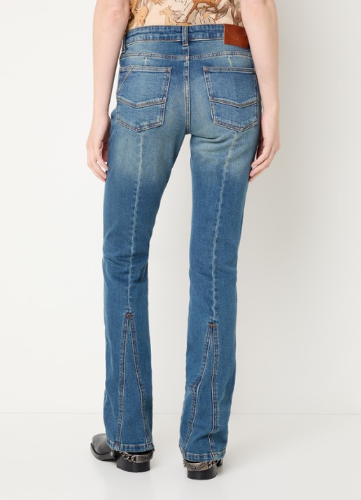 Zadig&Voltaire Eclipse high waist flared jeans met steekzakken - achterkant 3 indigo