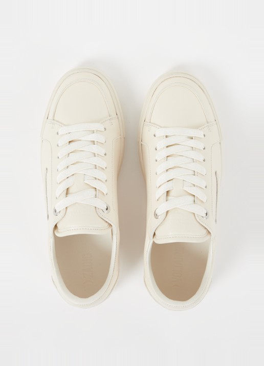 Zadig&Voltaire Fly On Vintage sneaker van leer  - detail 4 ivoor