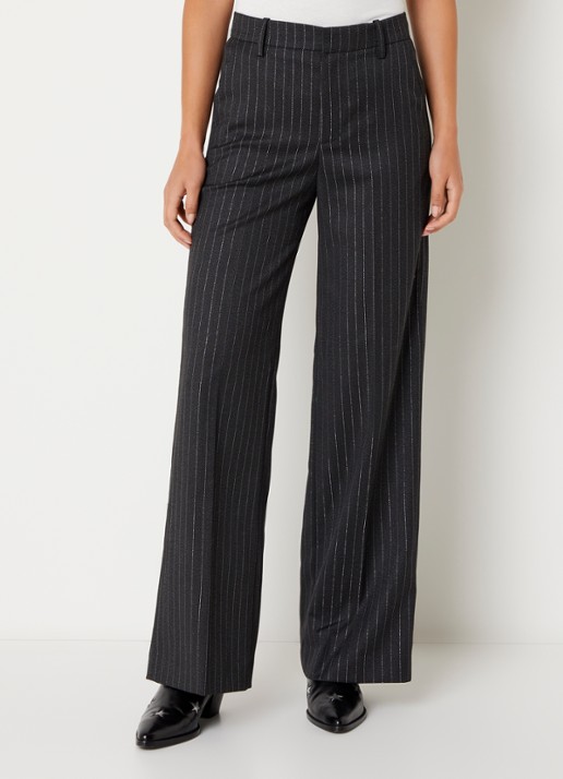 Zadig&Voltaire High waist straight fit pantalon met lurex