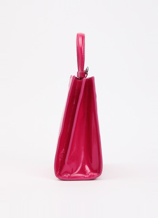 Zadig&Voltaire Jack Mini handtas van leer met afneembare schouderriem - detail 3 oudroze