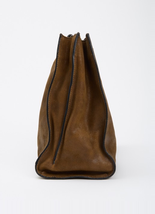 Zadig&Voltaire Jack schoudertas van suède met afneembare schouderriem - detail 4 bruin