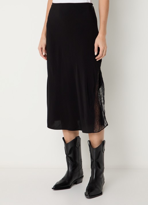 Zadig&Voltaire Jayla midi rok met details van kant
