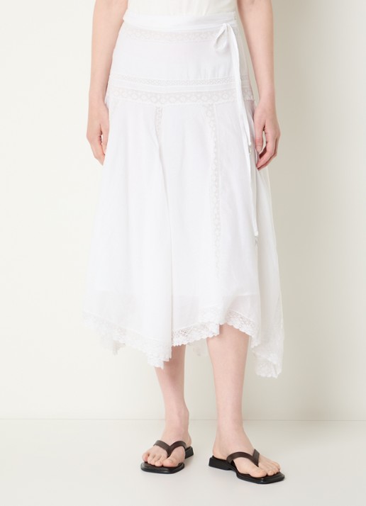 Zadig&Voltaire Jetro midi rok met broderie