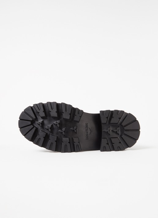 Zadig&Voltaire Joe Ride biker boot van leer - detail 5 zwart
