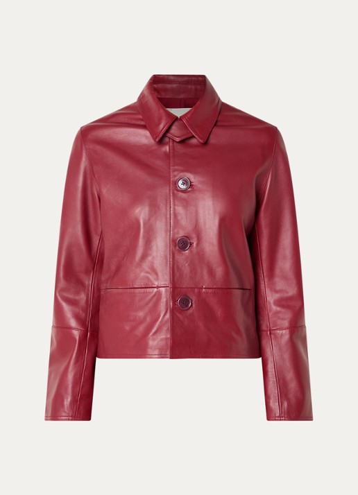Zadig&Voltaire Lessa jack van imitatieleer - voorkant rood