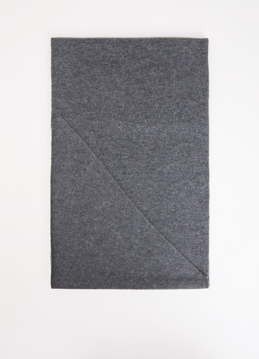 Zadig&Voltaire Lucy sjaal in kasjmierblend met strass 180 x 27 cm  - voorkant 3 grijs