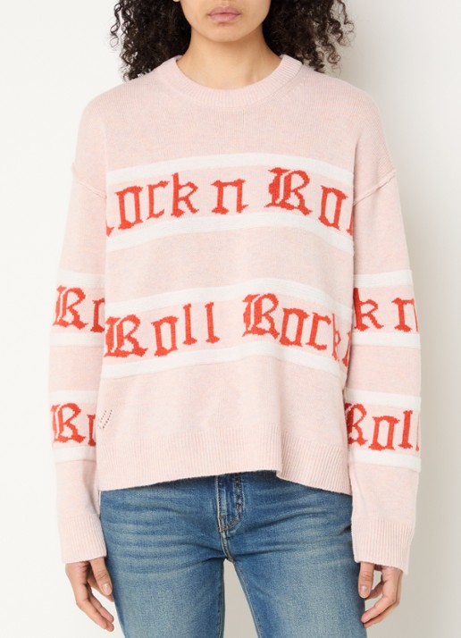 Zadig&Voltaire Markuz fijngebreide pullover in kasjmierblend