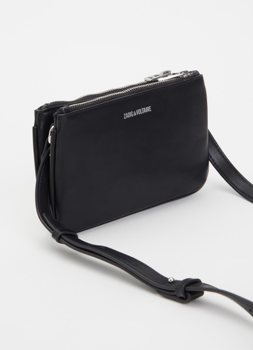 Zadig&Voltaire Mini crossbodytas met studs - achterkant 5 zwart