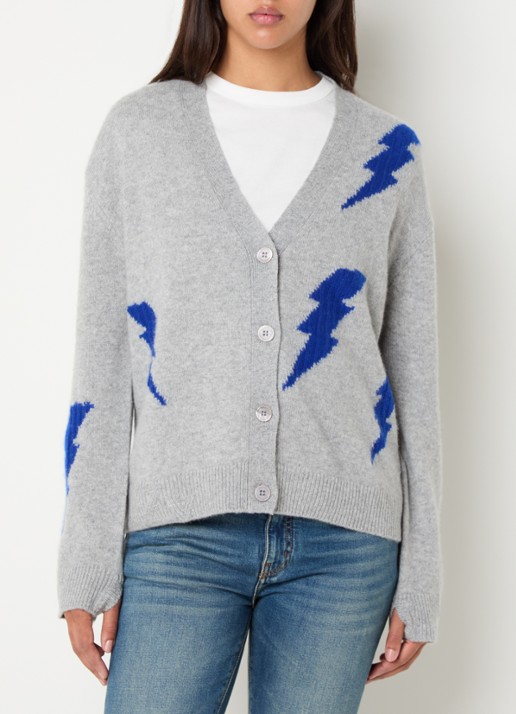 Zadig&Voltaire Mirkaz fijngebreid vest van kasjmier
